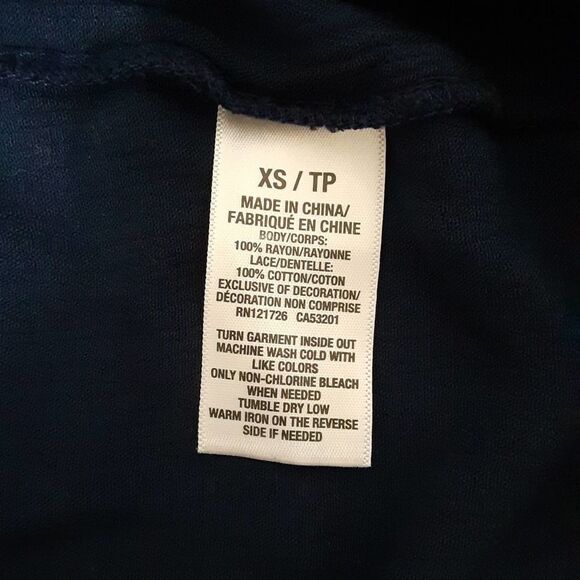 Cape Juby Navy Floral Lace Crepe Sleeveless Romper - Picture 9 of 9